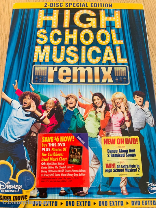 Disney Dvd. High School Musical. Remix. 2006. Slipcase. Dvd
