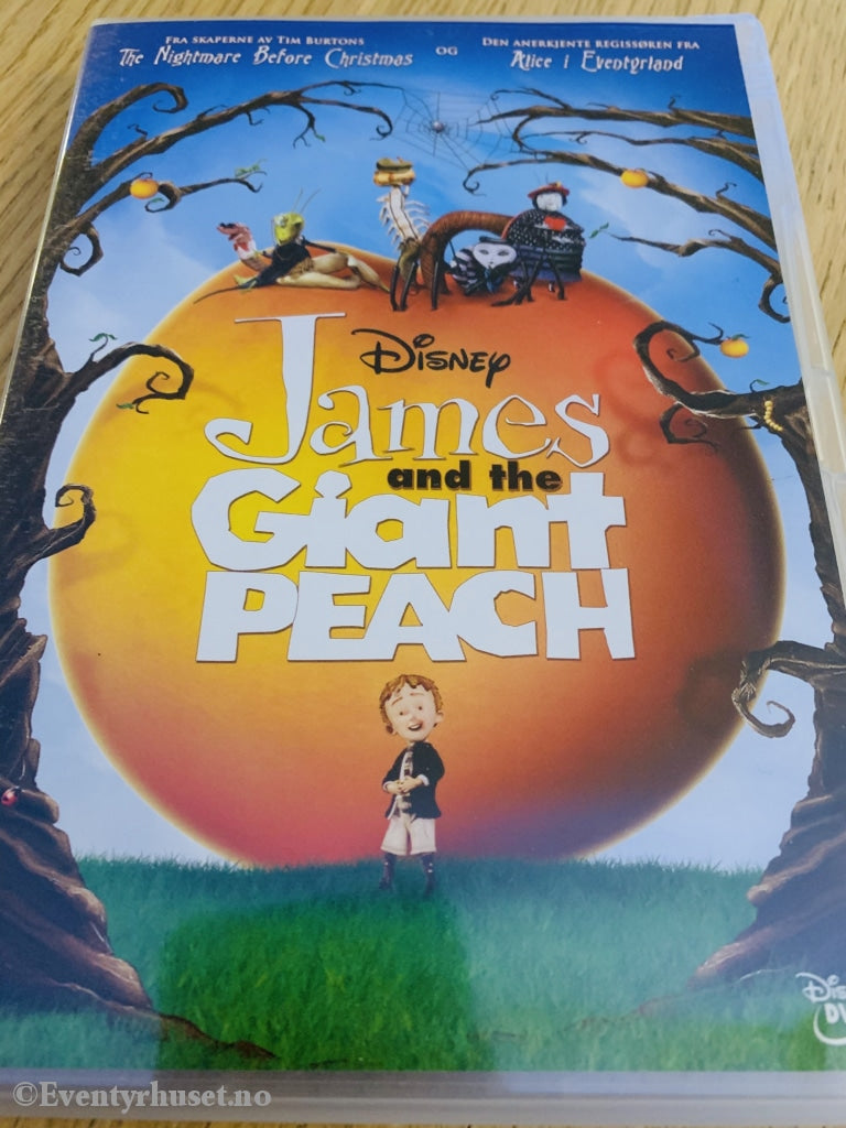 Disney Dvd. James And The Giant Peach. Basert På Roald Dahls Novelle. 1996. Dvd