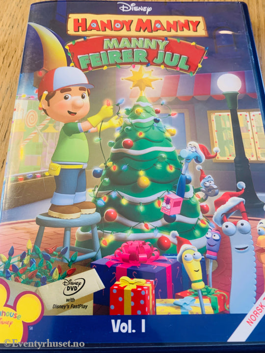 Disney DVD. Disney Junior. Vol. 1. Handy Manny feirer jul. DVD