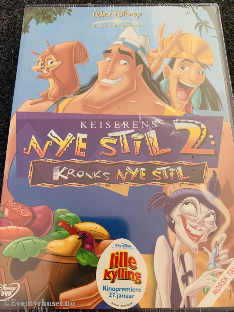 Disney Dvd. Keiserens Nye Stil 2: Kronks Stil. 2005. Dvd Ny I Plast!