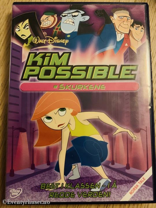 Disney Dvd. Kim Possible - Skurkene. 2005. Dvd