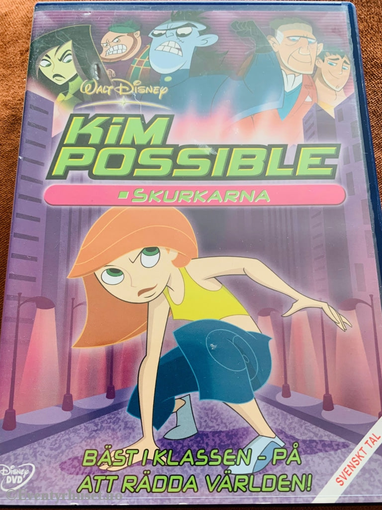 Disney Dvd. Kim Possible - Skurkene. 2005. Svensk Utgave. Dvd