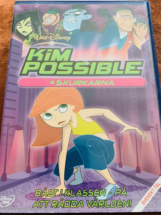 Disney Dvd. Kim Possible - Skurkene. 2005. Svensk Utgave. Dvd