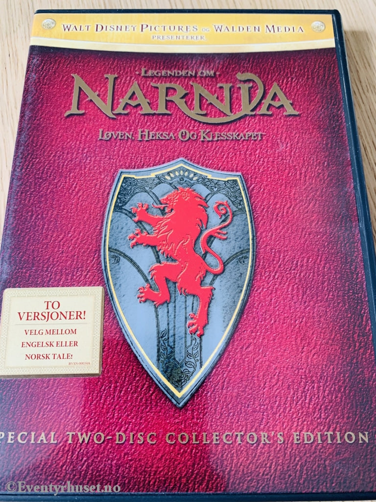 Disney Dvd. Legenden Om Narnia. Løven Heksa Og Klesskapet. 2005. Dvd