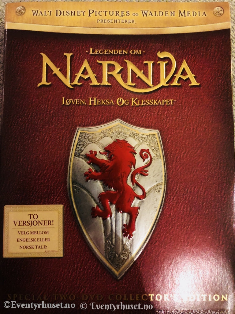 Legenden Om Narnia. Løven Heksa Og Klesskapet. 2005. Dvd. Dvd