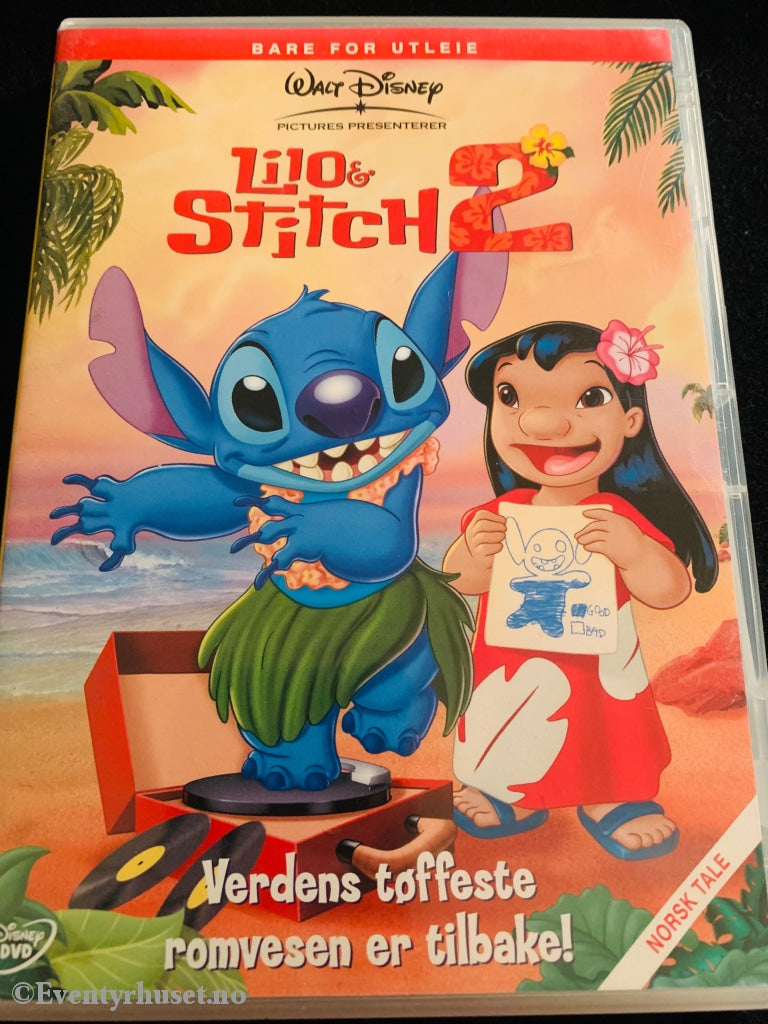 Disney Dvd. Lilo & Stitch 2. 2005. Leiefilm! Dvd