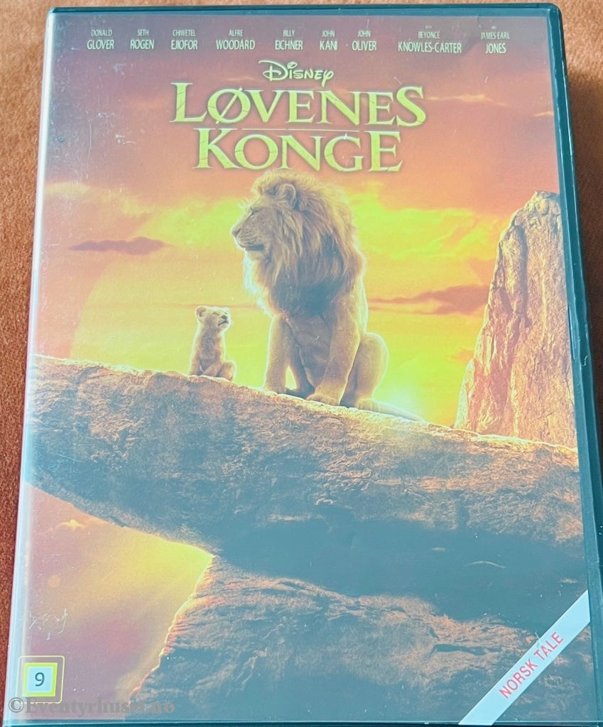 Disney Dvd. Løvenes Konge (Spillefilmen). Dvd