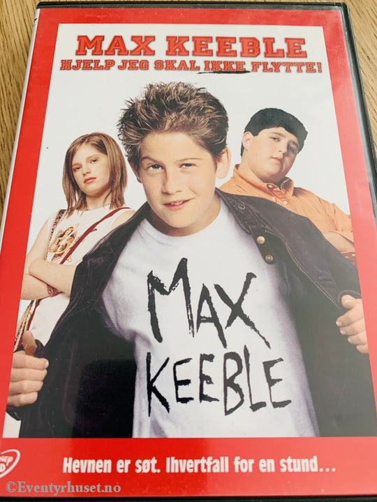 Disney Dvd. Max Keeble - Hjelp Jeg Skal Ikke Flytte! 2001. Dvd