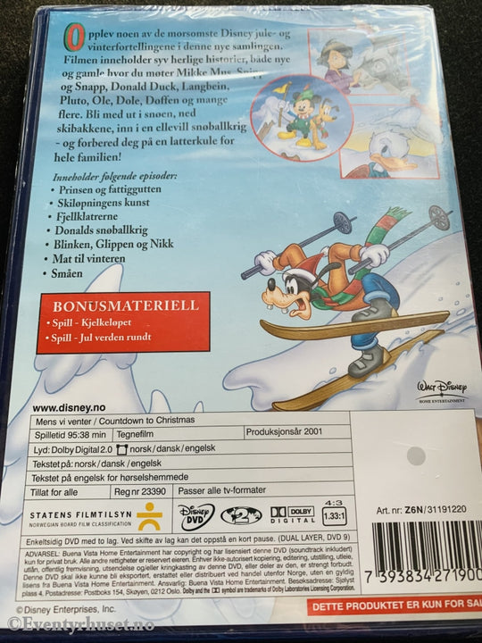 Disney Dvd. Mens Vi Venter. 2001. Ny I Plast! Dvd