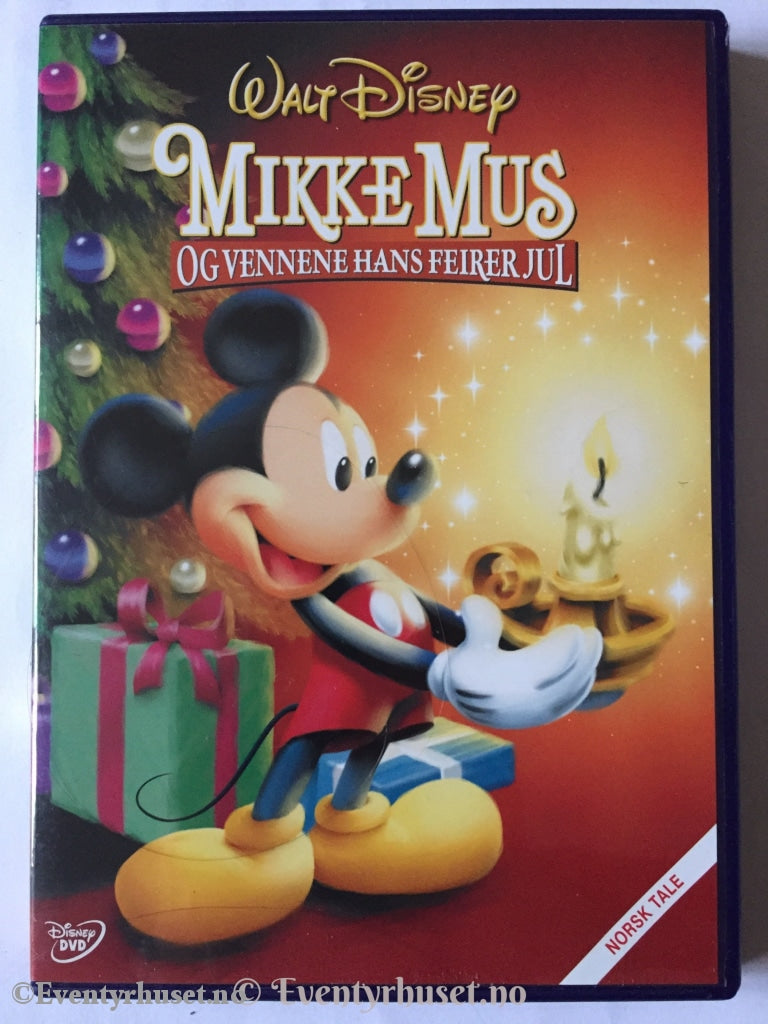 Disney Dvd. Mikke Mus Og Vennene Hans Feirer Jul. Dvd