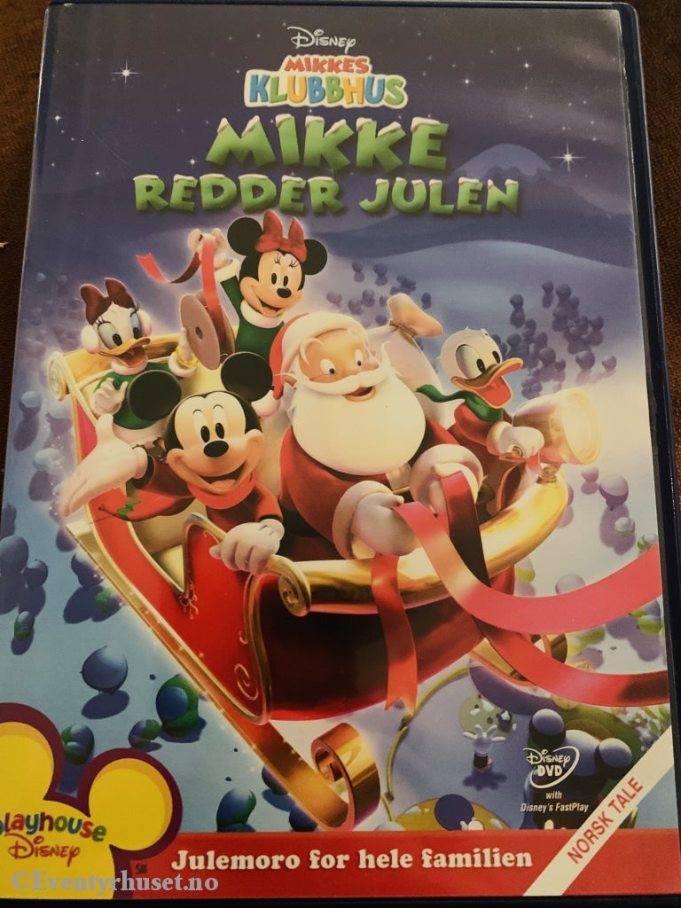 Disney Dvd. Mikkes Klubbhus. Mikke Redder Julen. 2007. Dvd