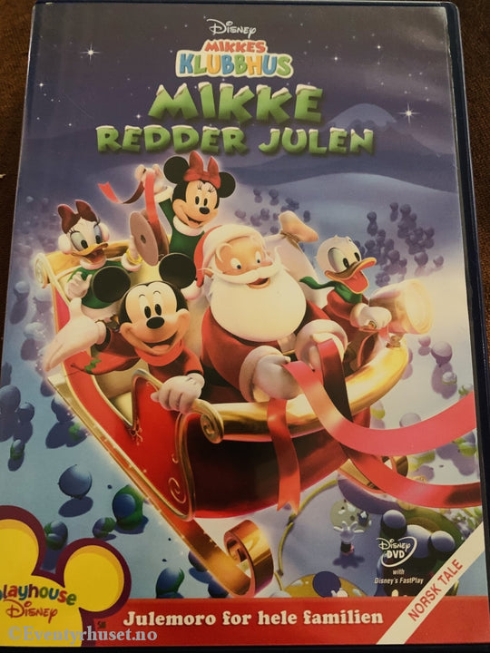 Disney Dvd. Mikkes Klubbhus. Mikke Redder Julen. 2007. Dvd