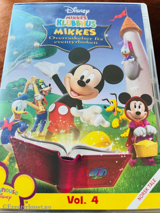 Disney Dvd. Mikkes Klubbhus Vol. 04. Overraskelser Fra Eventyrboken. Dvd