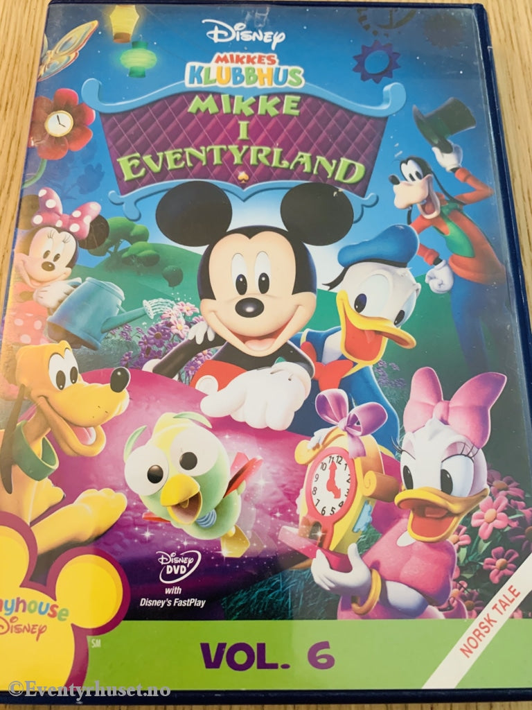Disney Dvd. Mikkes Klubbhus Vol. 06. Mikke I Eventyrland. 2009. Dvd