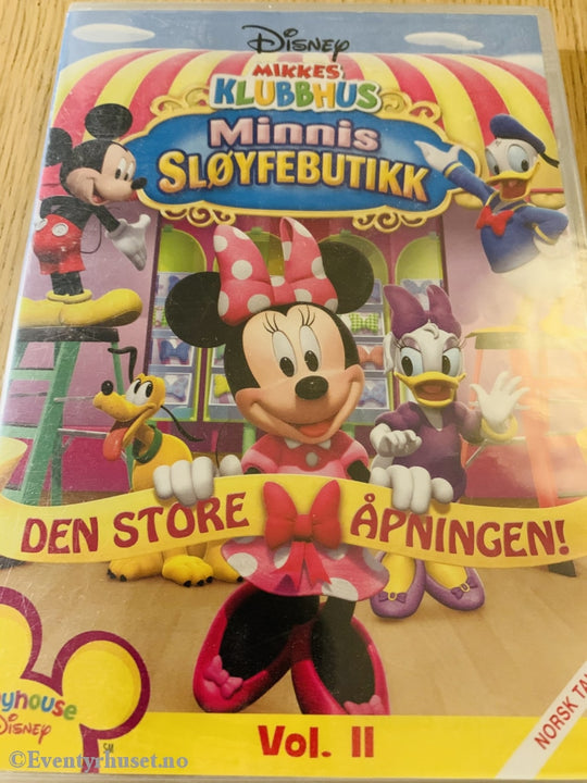 Disney Dvd. Mikkes Klubbhus Vol. 11. Minnis Sløyfebutikk. 2010. Dvd Ny I Plast!