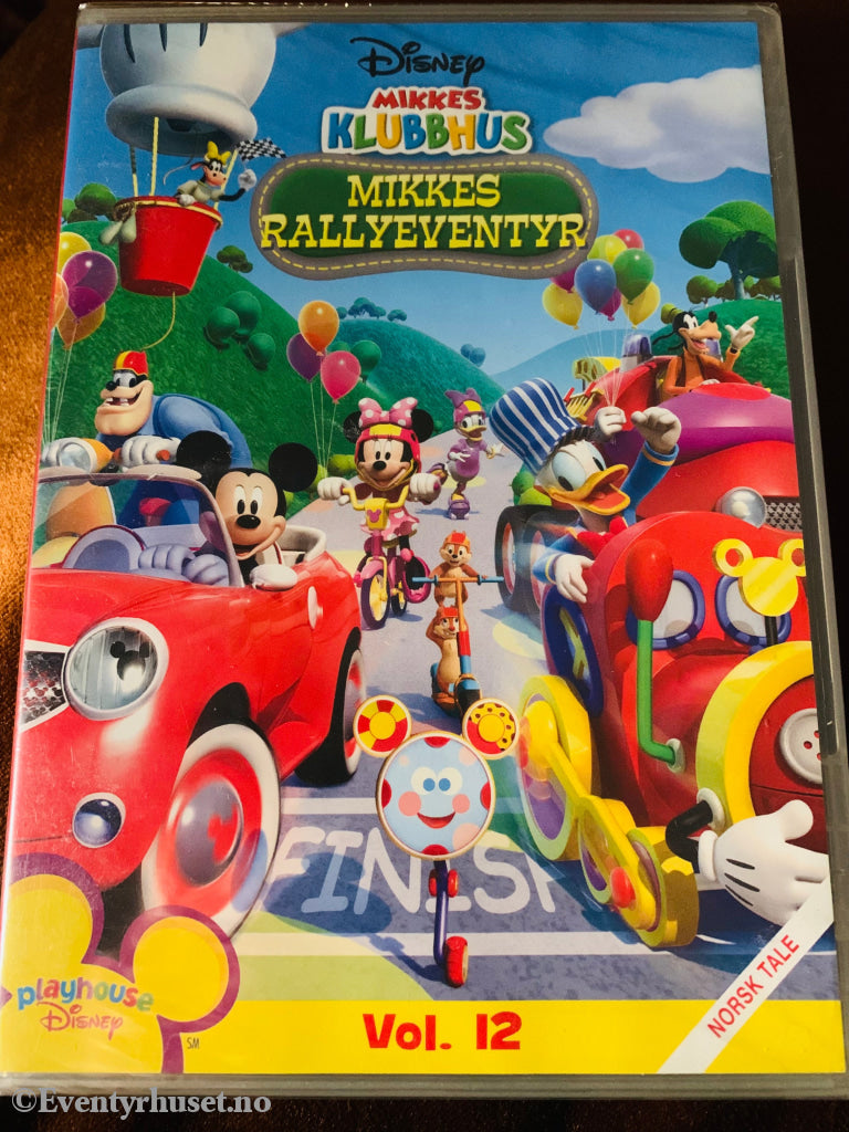 Disney Dvd. Mikkes Klubbhus Vol. 12. Rallyeventyr. 2009. Ny I Plast! Dvd