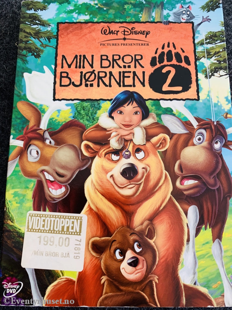 Disney Dvd. Min Bror Bjørnen 2. 2006. Dvd Slipcase.