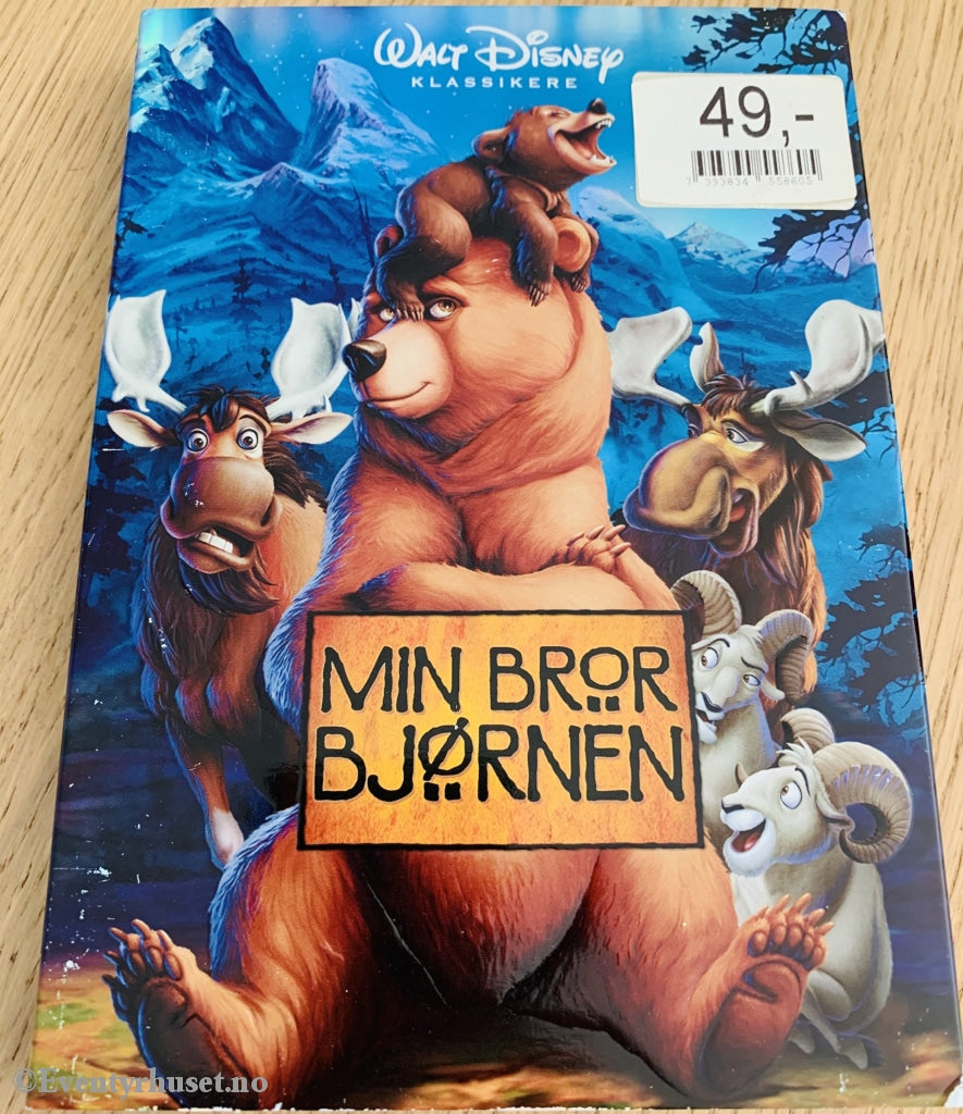 Disney Dvd. Min Bror Bjørnen. Dvd Slipcase.