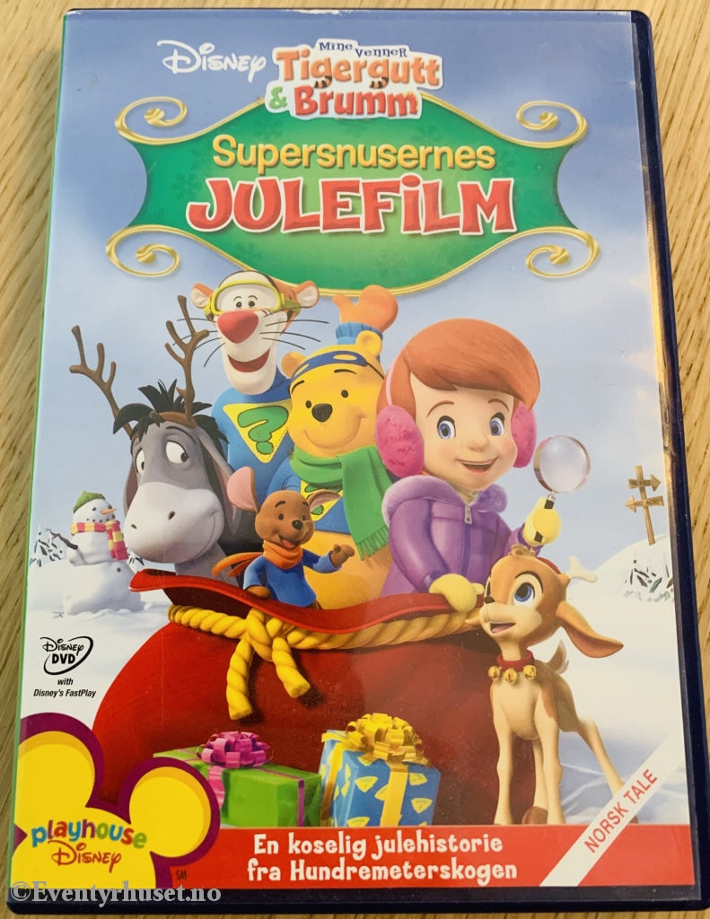 Disney Dvd. Mine Venner Tigergutt & Brumm. Supersnusernes Julefilm. 2007. Dvd