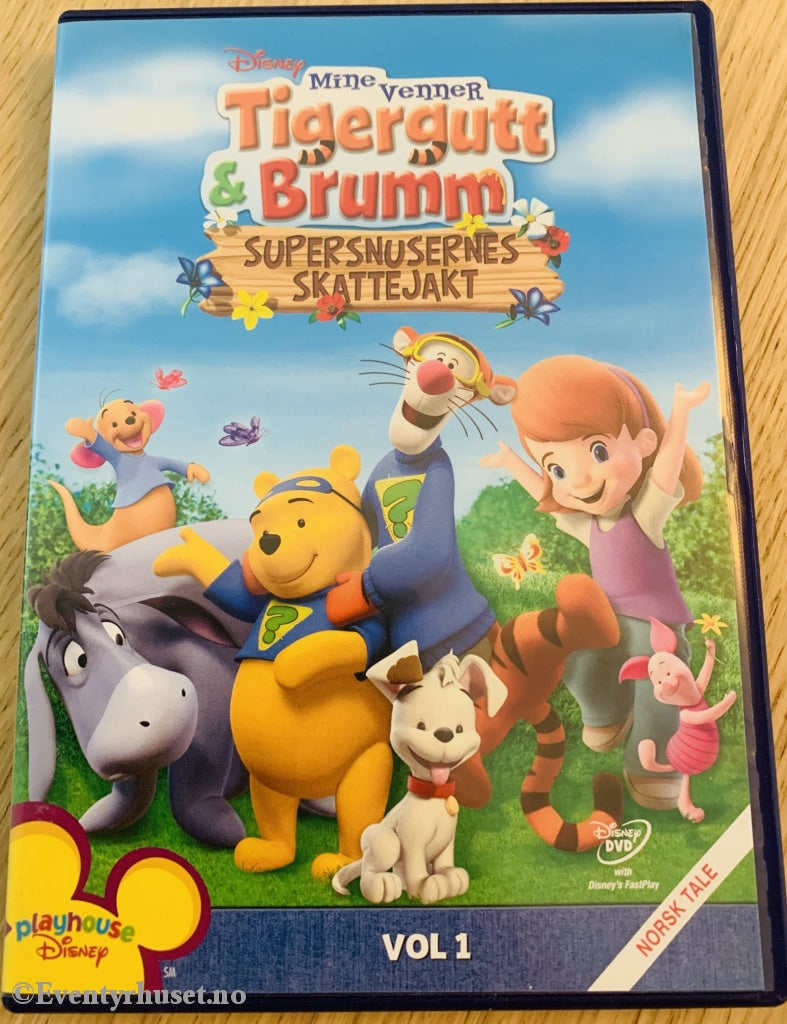 Disney Dvd. Mine Venner Tigergutt & Brumm. Vol. 1. Supersnusernes Skattejakt. 2008. Dvd