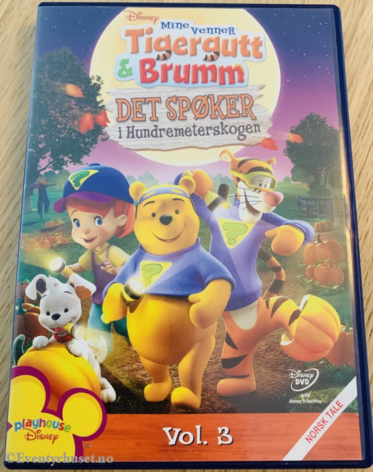 Disney Dvd. Mine Venner Tigergutt & Brumm. Vol. 3. Det Spøker I Hundremeterskogen. 2008. Dvd