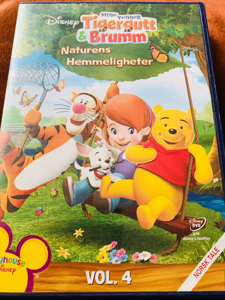 Disney Dvd. Mine Venner Tigergutt & Brumm. Vol. 4. Naturens Hemmeligheter. Dvd