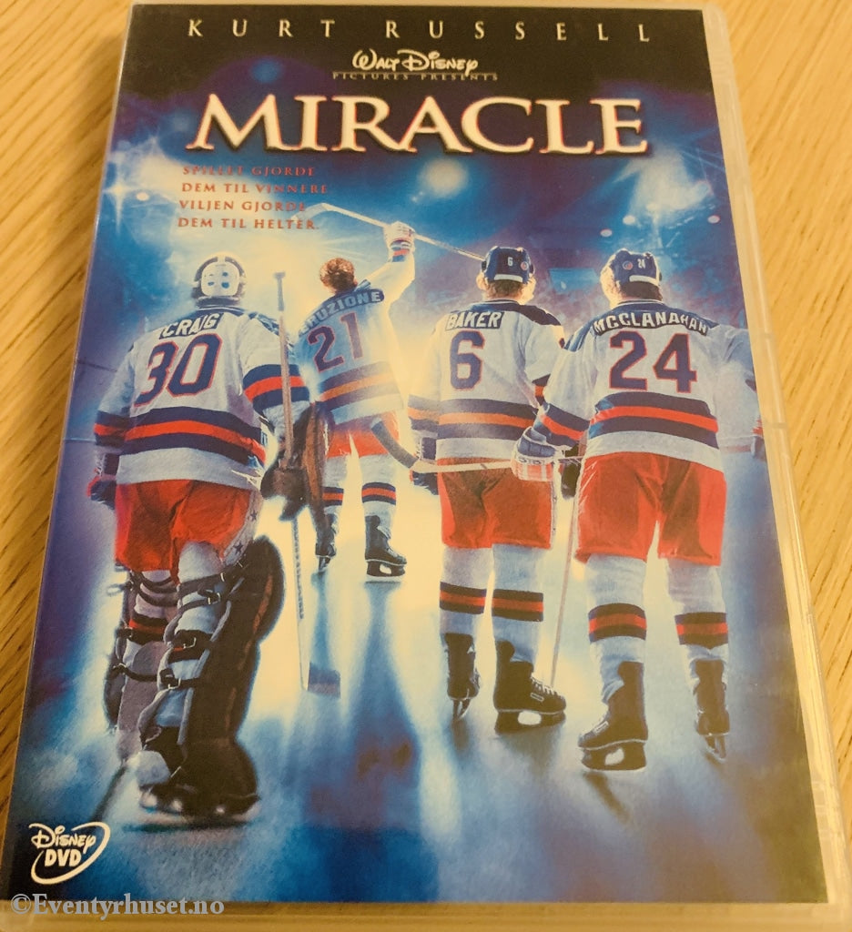 Disney Dvd. Miracle. 2004. Dvd