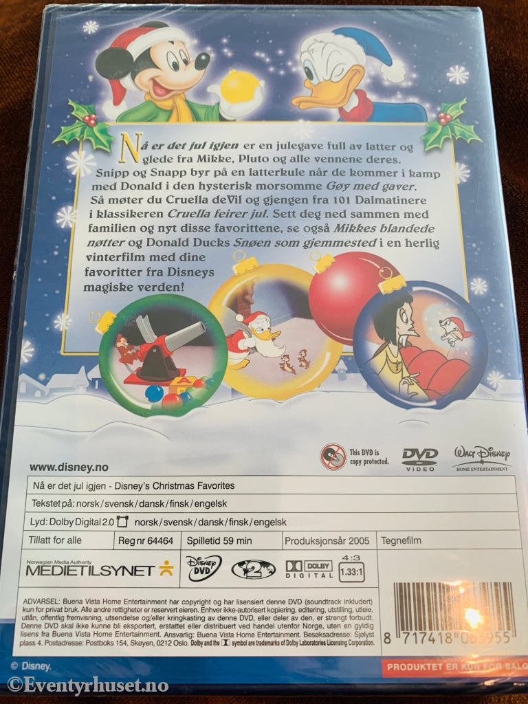 Disney DVD. Nå er det jul igjen (2004). Ny i plast!