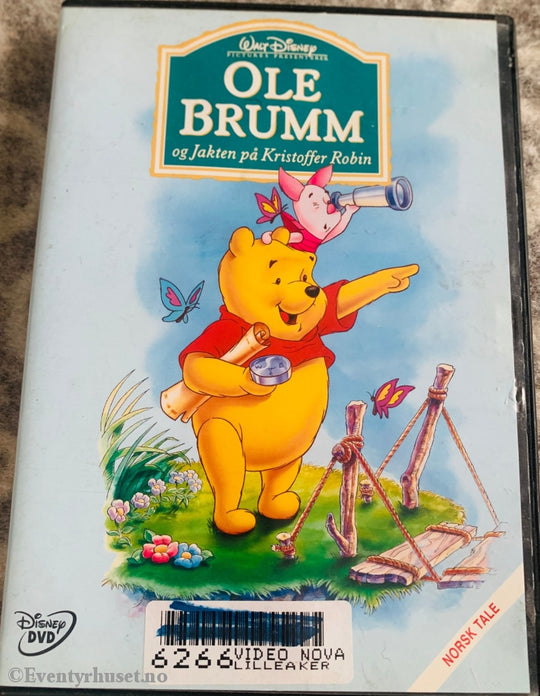 Disney Dvd. Ole Brumm - Jakten På Kristoffer Robin. 1997. Leiefilm. Dvd