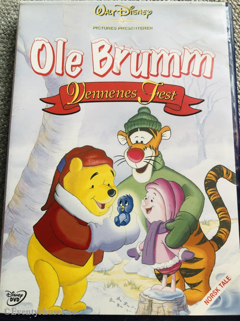 Disney Dvd. Ole Brumm. Vennenes Fest. 1991. Dvd
