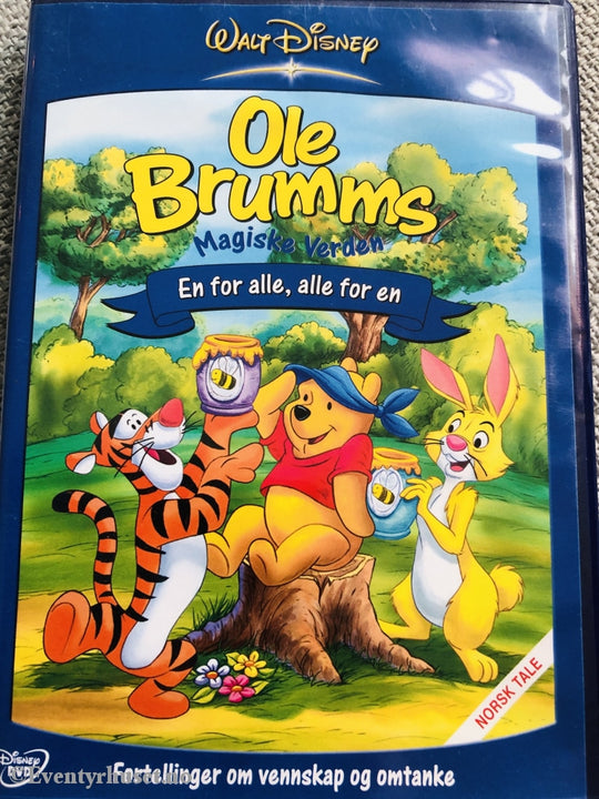 Disney Dvd. Ole Brumms Magiske Verden - En For Alle En. 2002. Dvd