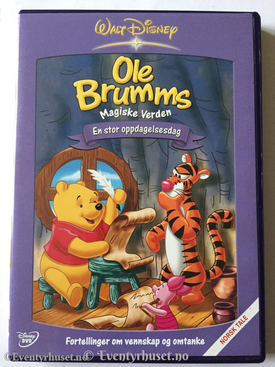 Disney Dvd. Ole Brumms Magiske Verden - En Stor Oppdagelsedag. Dvd