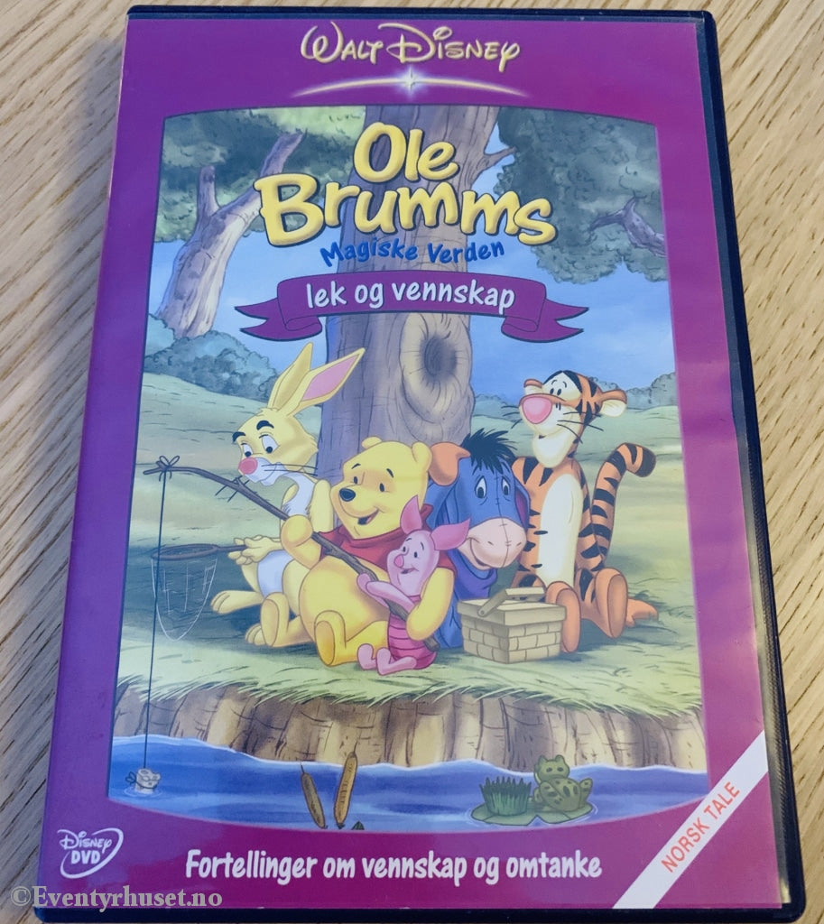 Disney Dvd. Ole Brumms Magiske Verden - Lek Og Vennskap. Dvd