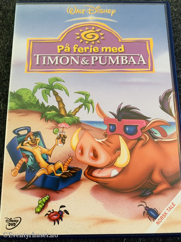 Disney Dvd. På Ferie Med Timon & Pumba. 1996. Dvd