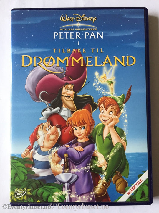 Disney Dvd. Peter Pan I Tilbake Til Drømmeland. Dvd