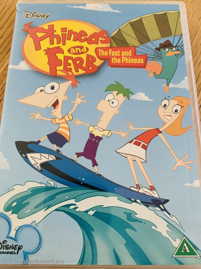 Disney Dvd. Phineas Og Ferb. The Fast And The Phineas. 2007. Dvd