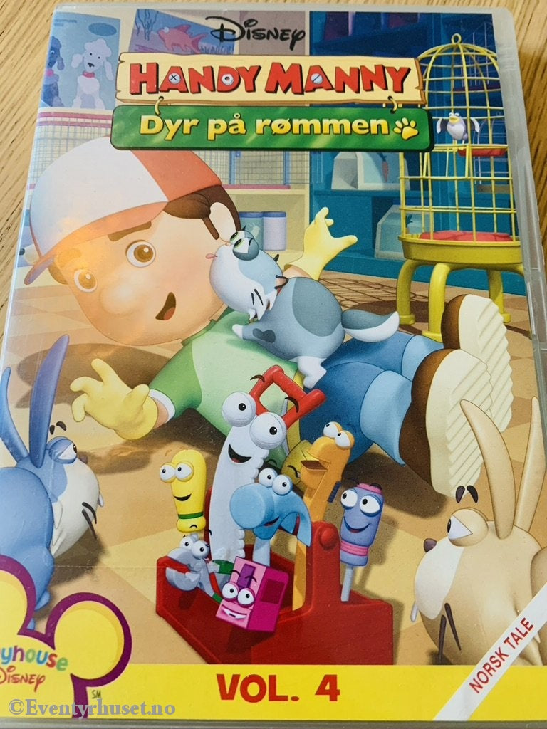 Disney Dvd. Playhouse. Vol. 4. Handy Manny - Dyr På Rømmen. 2010. Dvd