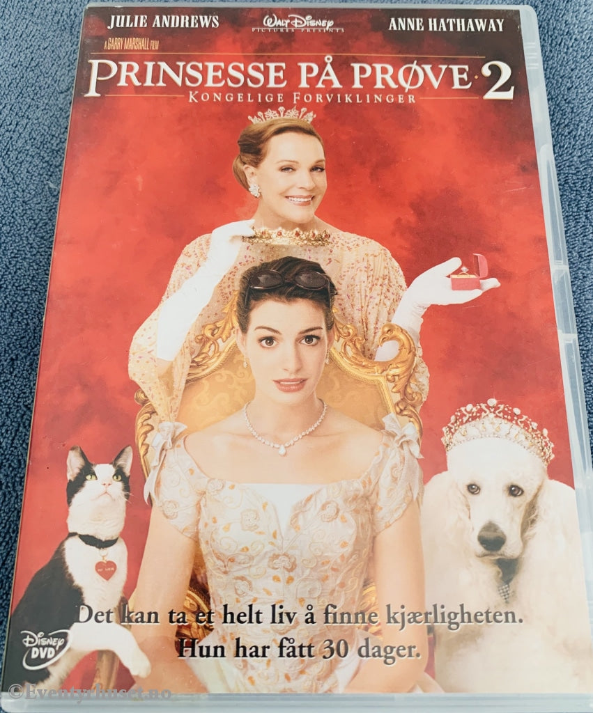 Disney Dvd. Prinsesse På Prøve 2. 2004. Dvd