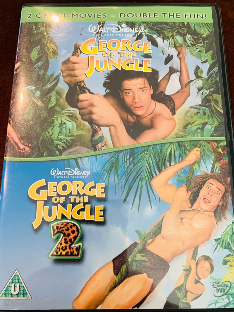 Disney Dvd Samleboks. George Of The Jungle 1 & 2 (Georg Jungelens Konge 2).