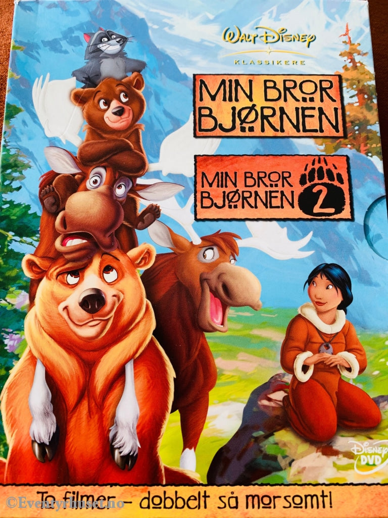 Disney Dvd Samleboks. Min Bror Bjørnen 1 & 2.