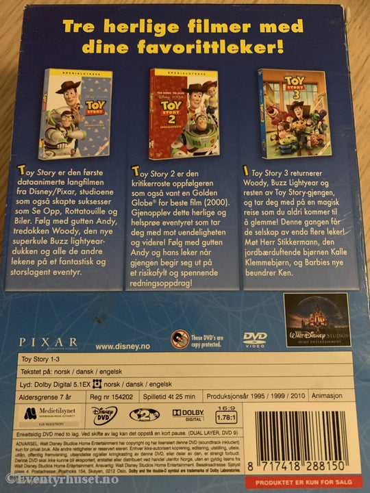 Disney Dvd Samleboks. Toy Story.