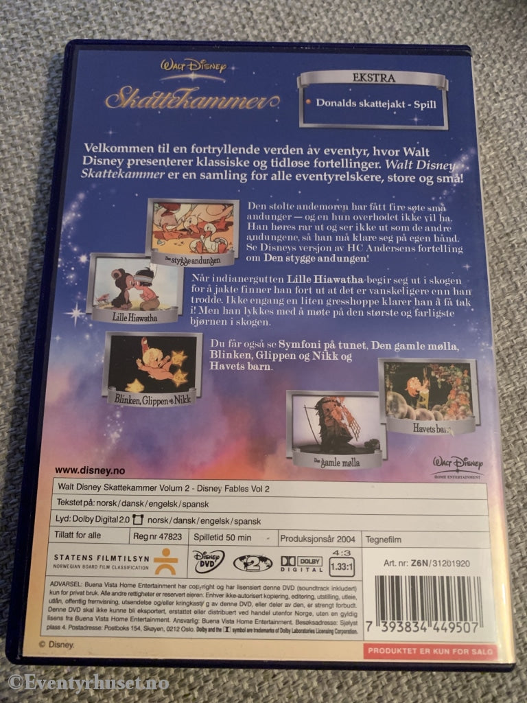 Disney Dvd. Skattekammer Vol. 2. 2004. Dvd