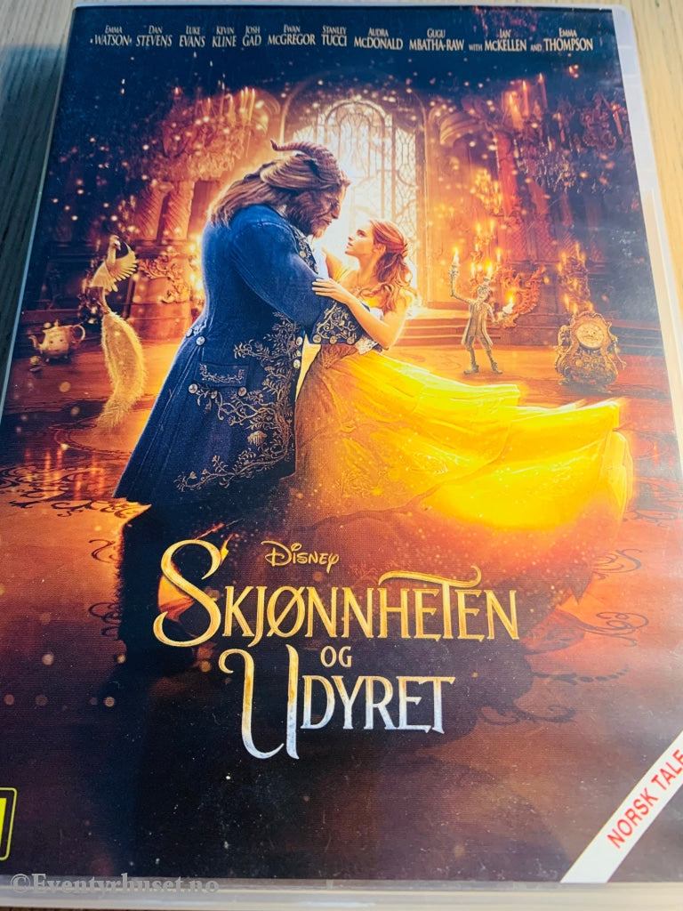 Disney Dvd. Skjønnheten Og Udyret. Dvd