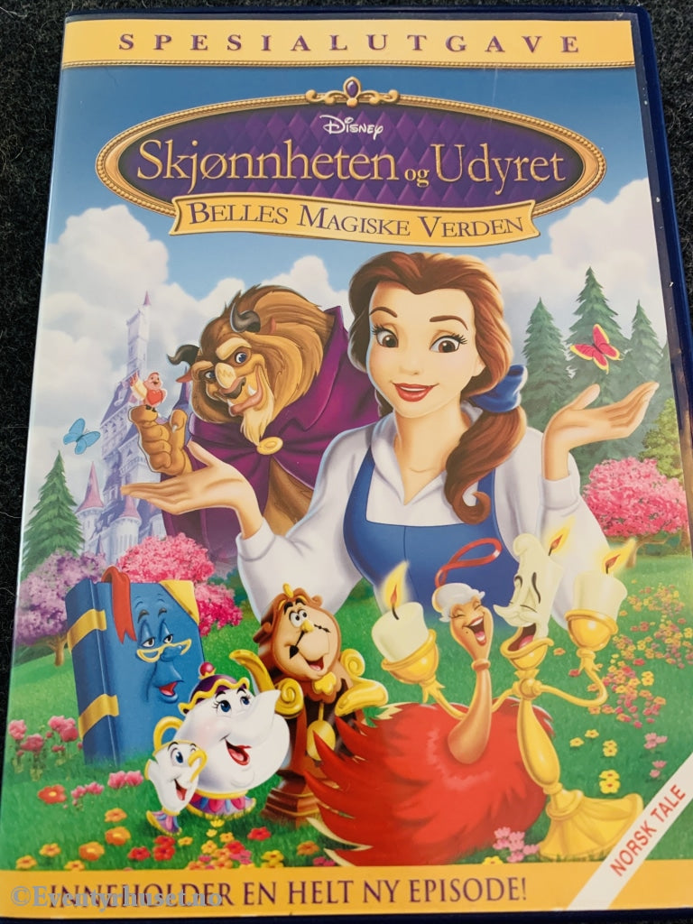 Disney Dvd. Skjønnheten Og Udyret - Belles Magiske Verden. 1997. Dvd