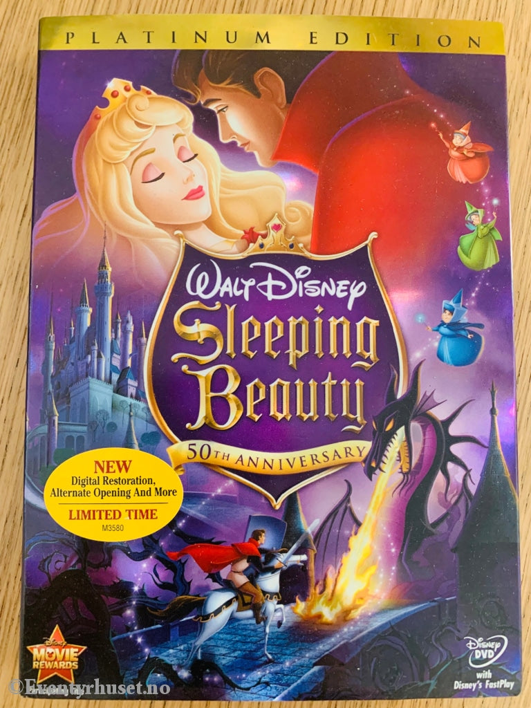 Disney Dvd. Sleeping Beauty (Tornerose). Platinum Edition. 1959. Dvd Slipcase.
