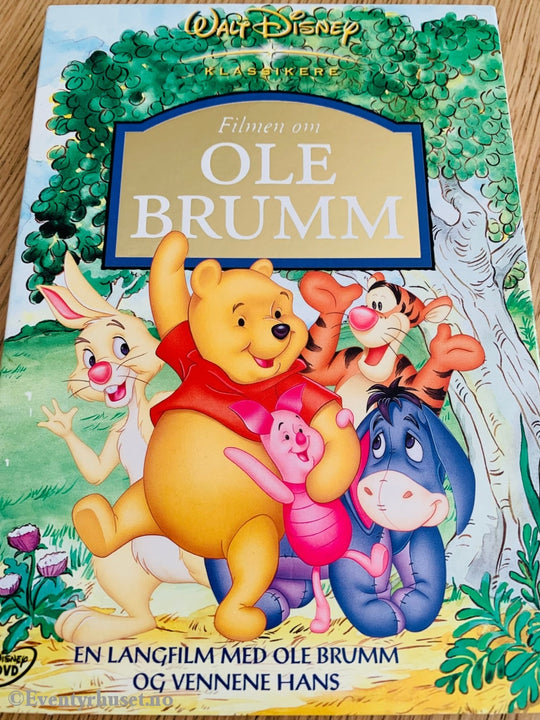 Disney Dvd Slipcase Gullnummer 22. Filmen Om Ole Brumm.