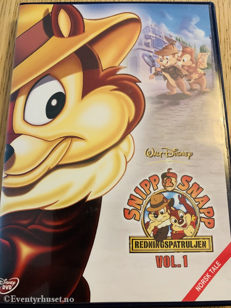 Disney Dvd. Snipp & Snapp Redningspatruljen Vol. 1. 2006. Dvd