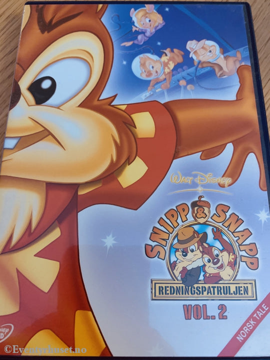 Disney Dvd. Snipp & Snapp Redningspatruljen Vol. 2. 2006. Dvd