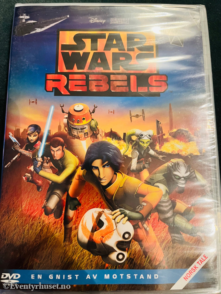 Disney Dvd. Star Wars Rebels. En Gnist Av Motstand. 2014. Ny I Plast! Dvd