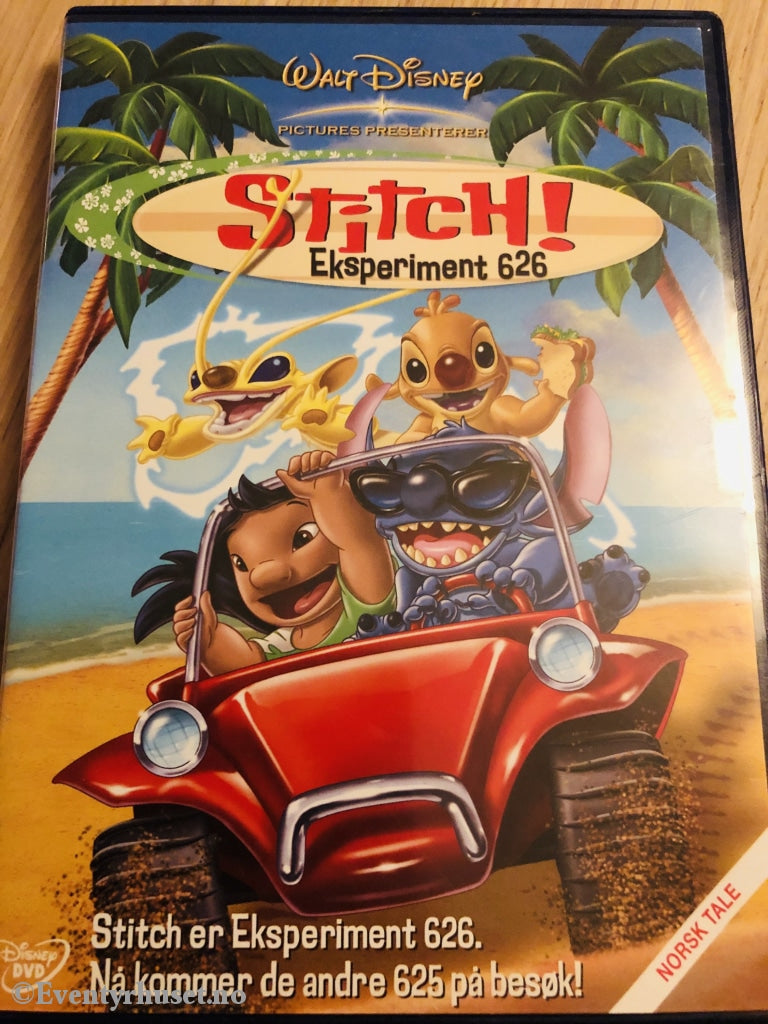 Disney Dvd. Stitch! Eksperiment 626. 2002. Dvd